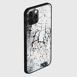 Чехол для iPhone 12 Pro Max Silenthill текстура глитч, цвет: 3D-черный — фото 2