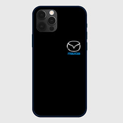 Чехол для iPhone 12 Pro Max Mazda logo auto, цвет: 3D-черный