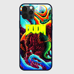 Чехол для iPhone 12 Pro Max Doom monster mars, цвет: 3D-черный