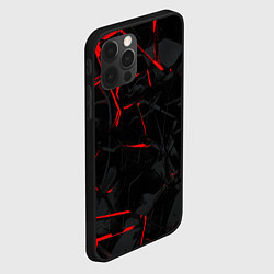 Чехол для iPhone 12 Pro Max Раскаленная скала, цвет: 3D-черный — фото 2