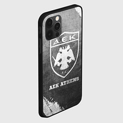 Чехол для iPhone 12 Pro Max AEK Athens - grey gradient, цвет: 3D-черный — фото 2