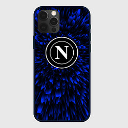 Чехол для iPhone 12 Pro Max Napoli blue energy, цвет: 3D-черный