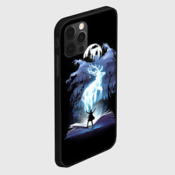 Чехол для iPhone 12 Pro Max Harry Potter patronus and dementors, цвет: 3D-черный — фото 2