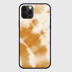 Чехол для iPhone 12 Pro Max Коричневый тай дай, цвет: 3D-черный