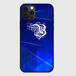 Чехол для iPhone 12 Pro Max Burzum blue poly, цвет: 3D-черный