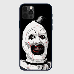 Чехол для iPhone 12 Pro Max Ужасающий клоун Арт, цвет: 3D-черный