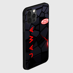 Чехол для iPhone 12 Pro Max Jawa - плиты с эффектом свечения, цвет: 3D-черный — фото 2