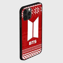 Чехол для iPhone 12 Pro Max Новогодний BTS, цвет: 3D-черный — фото 2