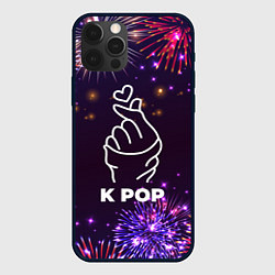 Чехол для iPhone 12 Pro Max Праздничный K Pop, цвет: 3D-черный