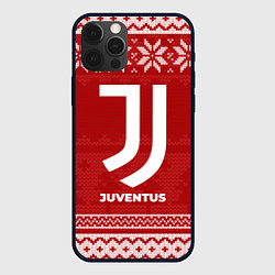 Чехол для iPhone 12 Pro Max Новогодний Juventus, цвет: 3D-черный