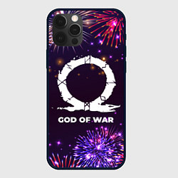 Чехол для iPhone 12 Pro Max Праздничный God of War, цвет: 3D-черный