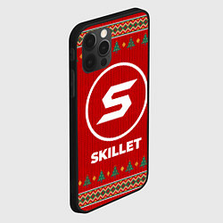 Чехол для iPhone 12 Pro Max Skillet new year, цвет: 3D-черный — фото 2