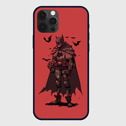 Чехол для iPhone 12 Pro Max Мрачный Бэтмен, цвет: 3D-черный