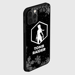 Чехол для iPhone 12 Pro Max Снежный Tomb Raider, цвет: 3D-черный — фото 2