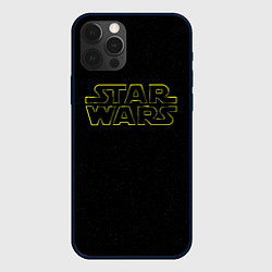 Чехол для iPhone 12 Pro Max Logo - Star Wars, цвет: 3D-черный