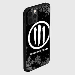 Чехол для iPhone 12 Pro Max Снежный Three Days Grace, цвет: 3D-черный — фото 2