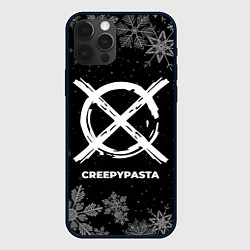 Чехол для iPhone 12 Pro Max Снежный CreepyPasta, цвет: 3D-черный