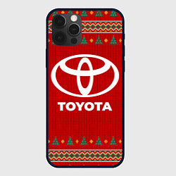 Чехол для iPhone 12 Pro Max Toyota new year, цвет: 3D-черный