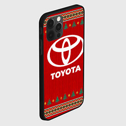 Чехол для iPhone 12 Pro Max Toyota new year, цвет: 3D-черный — фото 2