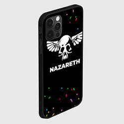 Чехол для iPhone 12 Pro Max Nazareth конфети, цвет: 3D-черный — фото 2