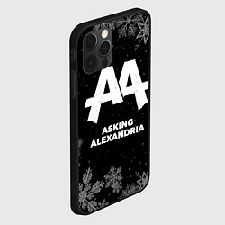 Чехол для iPhone 12 Pro Max Снежный Asking Alexandria, цвет: 3D-черный — фото 2