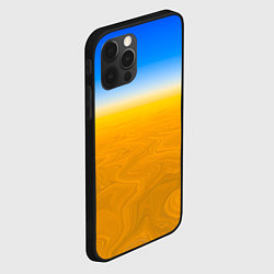 Чехол для iPhone 12 Pro Max Пустыня абстракция, цвет: 3D-черный — фото 2