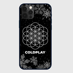 Чехол для iPhone 12 Pro Max Снежный Coldplay, цвет: 3D-черный