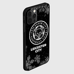 Чехол для iPhone 12 Pro Max Снежный Leicester City, цвет: 3D-черный — фото 2