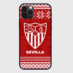 Чехол для iPhone 12 Pro Max Новогодний Sevilla, цвет: 3D-черный