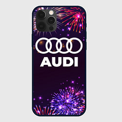 Чехол для iPhone 12 Pro Max Праздничный Audi, цвет: 3D-черный