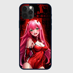 Чехол для iPhone 12 Pro Max Zero Two anime sexy, цвет: 3D-черный