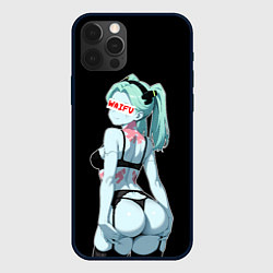 Чехол для iPhone 12 Pro Max Rebecca waifu - Cyberpunk, цвет: 3D-черный