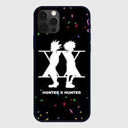 Чехол для iPhone 12 Pro Max Hunter x Hunter конфети, цвет: 3D-черный