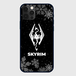 Чехол для iPhone 12 Pro Max Снежный Skyrim, цвет: 3D-черный