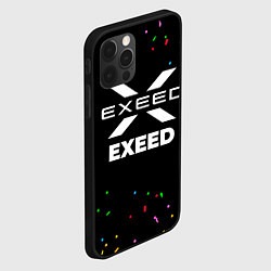 Чехол для iPhone 12 Pro Max Exeed конфети, цвет: 3D-черный — фото 2