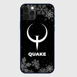 Чехол для iPhone 12 Pro Max Снежный Quake, цвет: 3D-черный