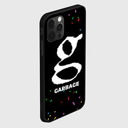 Чехол для iPhone 12 Pro Max Garbage конфети, цвет: 3D-черный — фото 2