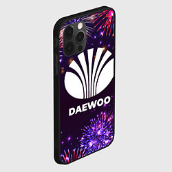 Чехол для iPhone 12 Pro Max Праздничный Daewoo, цвет: 3D-черный — фото 2