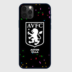 Чехол для iPhone 12 Pro Max Aston Villa конфети, цвет: 3D-черный