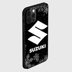 Чехол для iPhone 12 Pro Max Снежный Suzuki, цвет: 3D-черный — фото 2