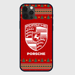 Чехол для iPhone 12 Pro Max Porsche new year, цвет: 3D-черный