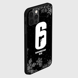 Чехол для iPhone 12 Pro Max Снежный Rainbow Six, цвет: 3D-черный — фото 2