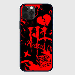 Чехол для iPhone 12 Pro Max Lil peep monster energy, цвет: 3D-черный