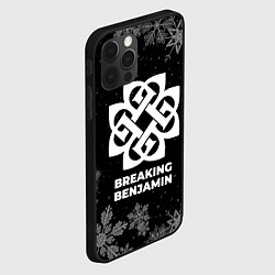 Чехол для iPhone 12 Pro Max Снежный Breaking Benjamin, цвет: 3D-черный — фото 2