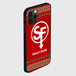 Чехол для iPhone 12 Pro Max Sally Face new year, цвет: 3D-черный — фото 2