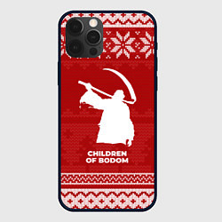 Чехол для iPhone 12 Pro Max Новогодний Children of Bodom, цвет: 3D-черный