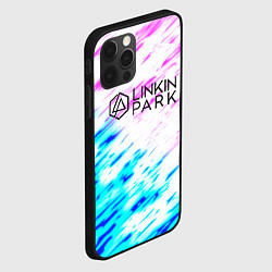 Чехол для iPhone 12 Pro Max Linkin park rock краски, цвет: 3D-черный — фото 2