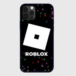 Чехол для iPhone 12 Pro Max Roblox конфети, цвет: 3D-черный