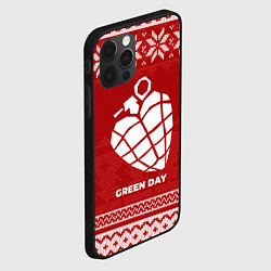 Чехол для iPhone 12 Pro Max Новогодний Green Day, цвет: 3D-черный — фото 2