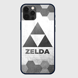 Чехол для iPhone 12 Pro Max Zelda - white gradient, цвет: 3D-черный